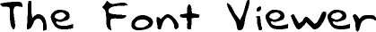 The Font Viewer